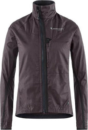 Klättermusen Outdoorjas Ansur Dames Katoen Bordeaux Mt M