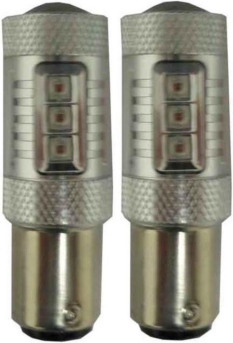 BA15s 50w Canbus LED knipperlicht - Oranje