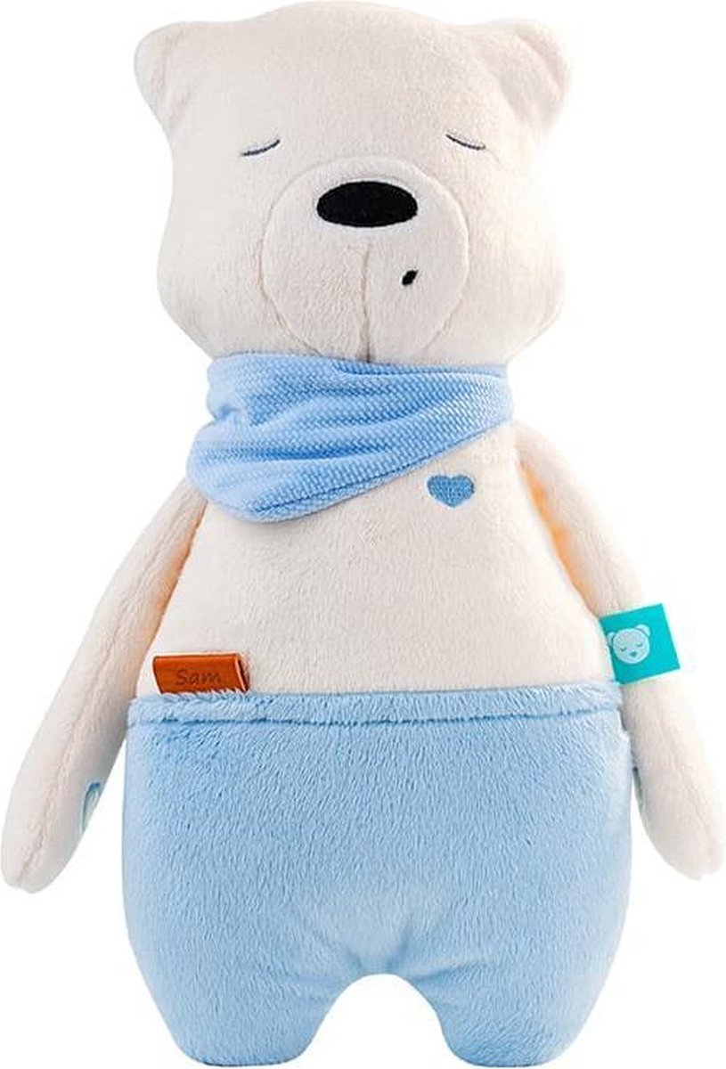 Myhummy Slaapsensor Premium Junior 23 Cm Wit/blauw