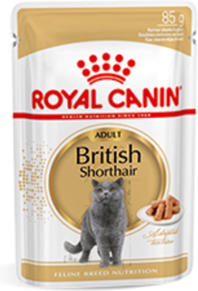 Royal Canin Fbn British Shorthair Adult Pouch - Kattenvoer - 12x85 g