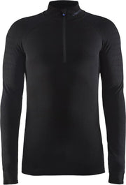 Craft Active Intensity Zip Thermoshirt Heren - Black