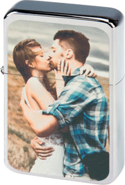 Benzine aansteker met foto in kleur !