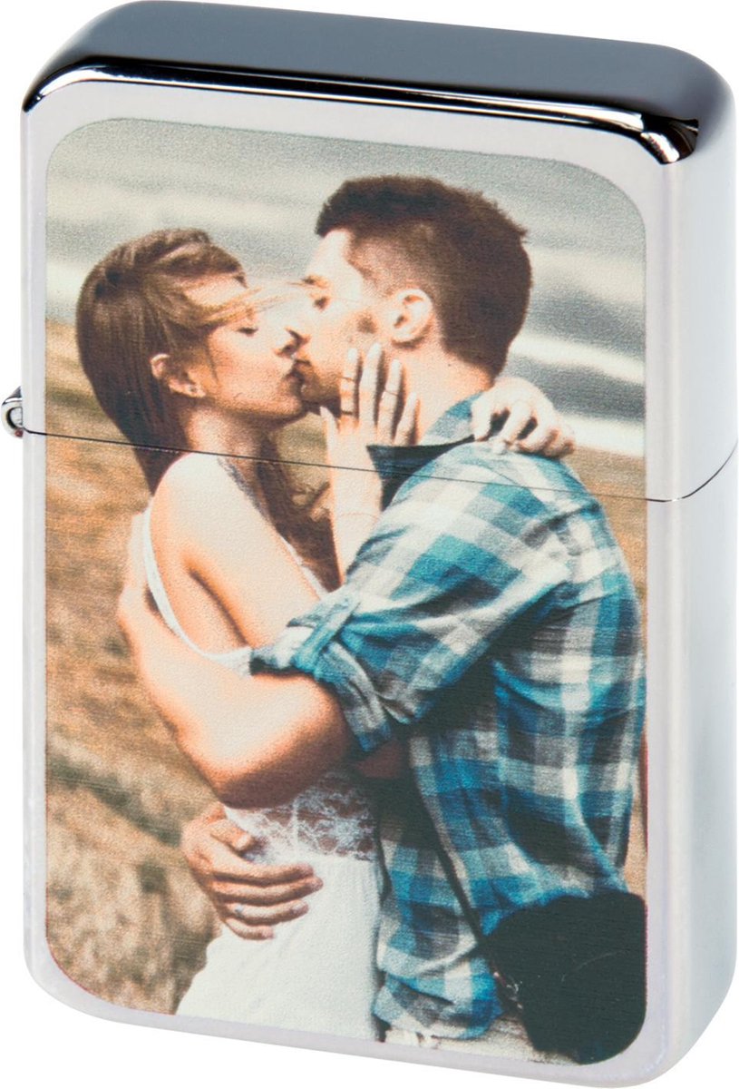 Benzine aansteker met foto in kleur !