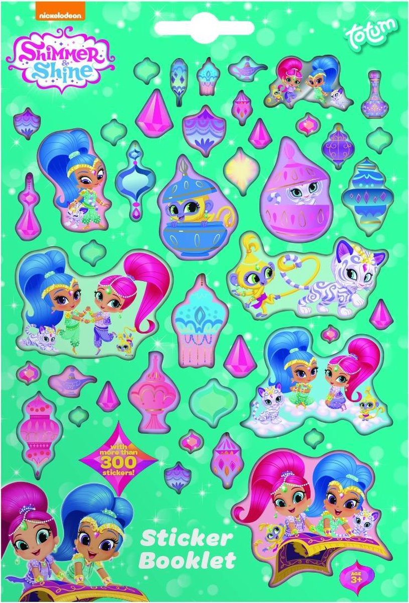Totum Stickerboek Shimmer & Shine 4 Vellen