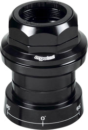 Balhoofdset Ergotec A118GC-ES 1 1/8" met draad en 65° stuurblokkade - zwart