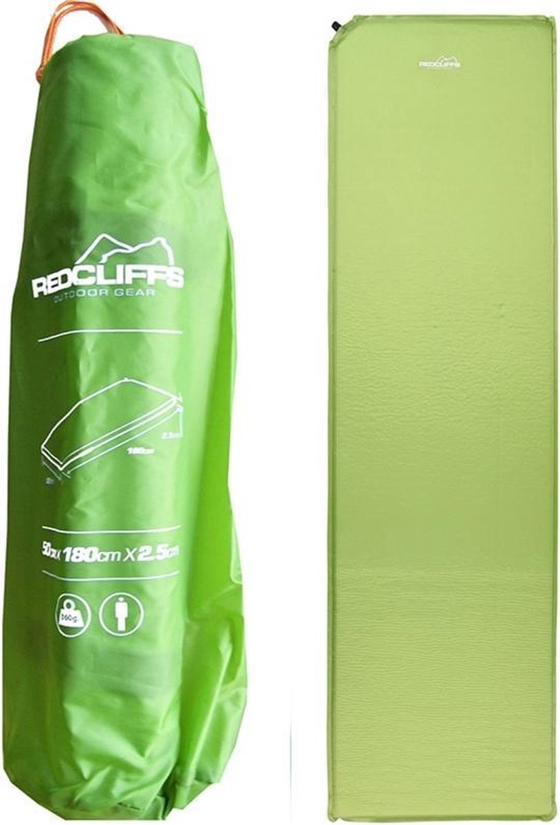 Redcliffs Matras Zelfopblaasbaar - groen