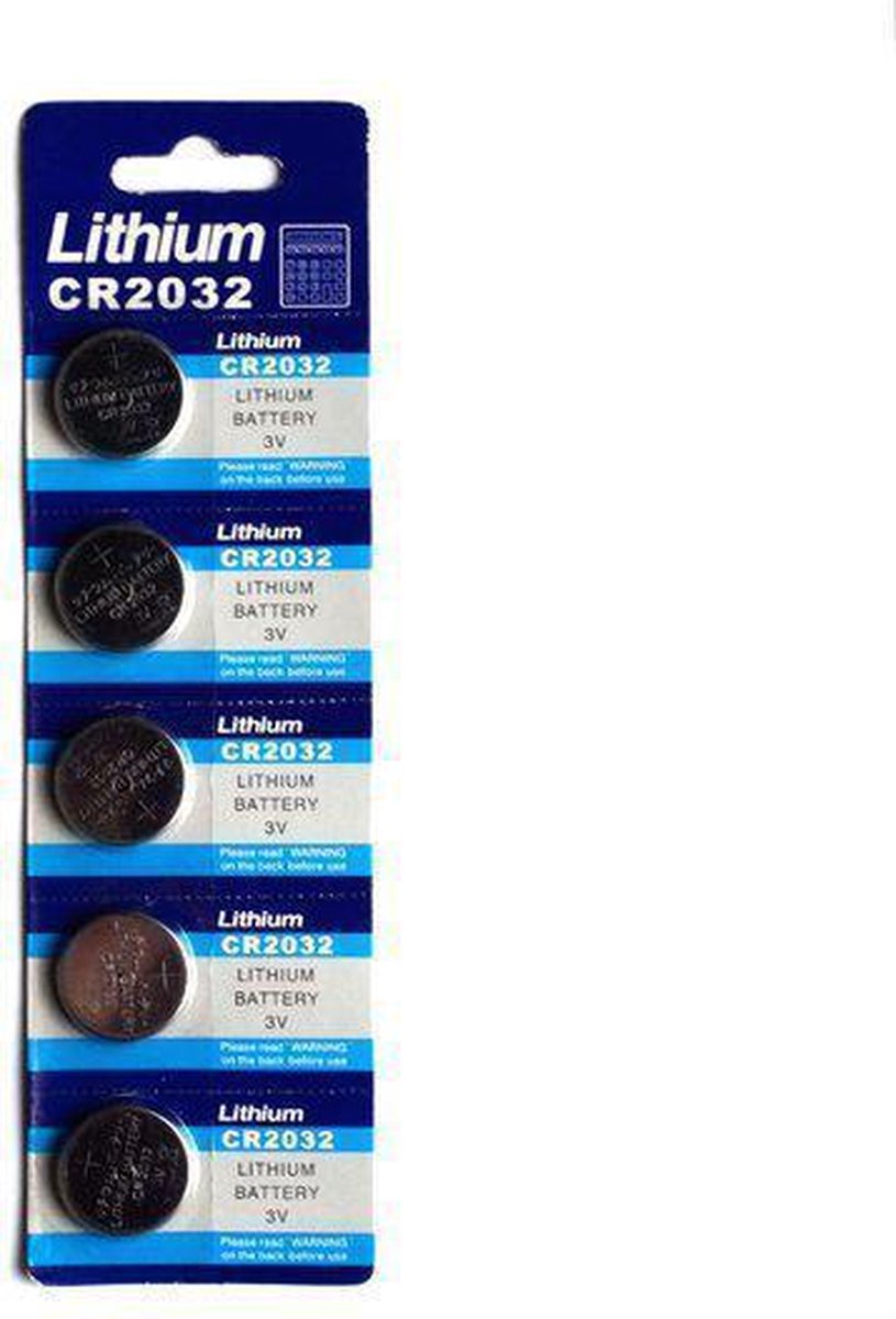 Knoopcel batterij CR2032 - 5 stuks