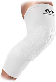 McDavid HEX Been Sleeves 6446 Wit-Maat M: 37 - 39 cm