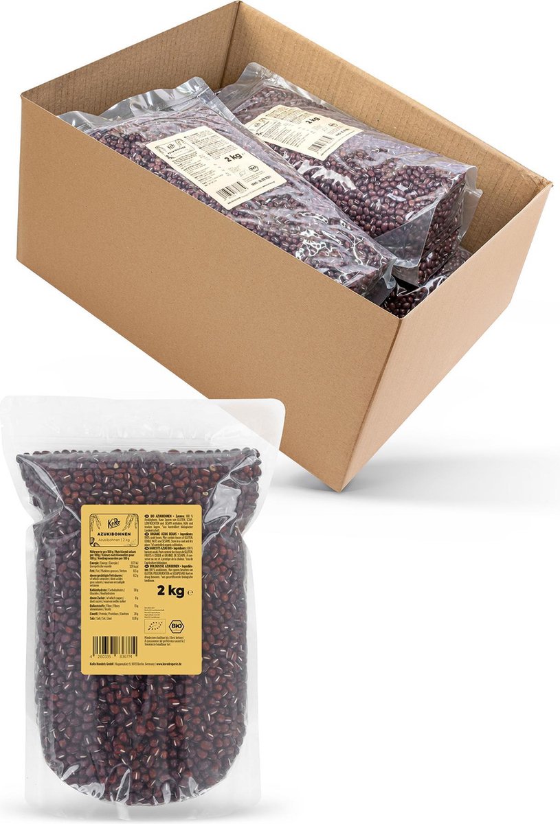 KoRo | Biologische azukibonen 5 x 2 kg