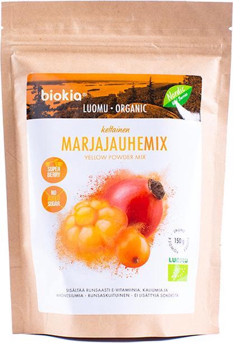 Biokia biologische gele bessen poeder mix