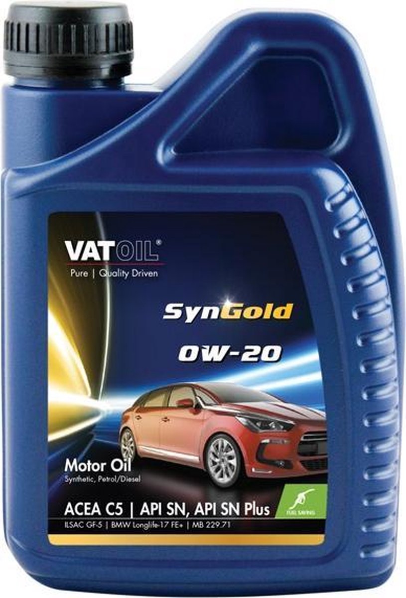Vatoil Motorolie SynGold 0W-20 - 1 Liter