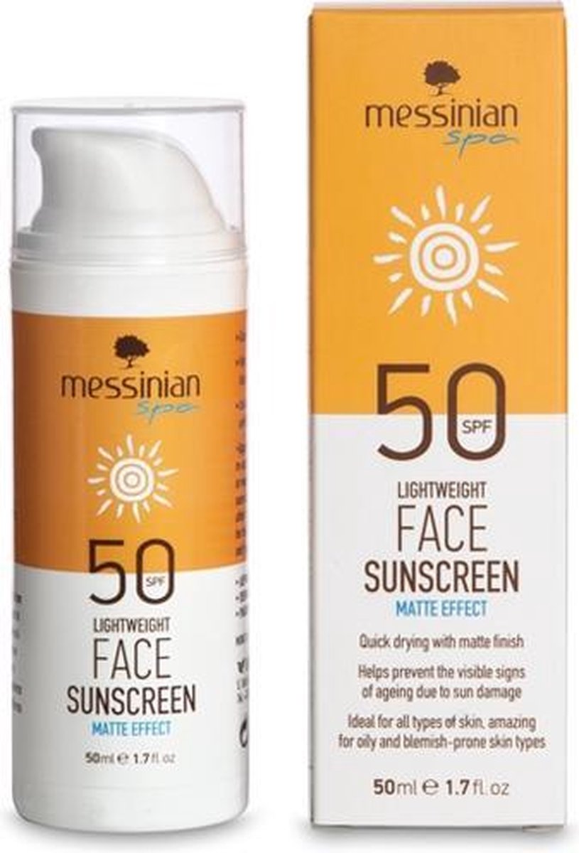 Messinian Spa Matterende Gezichtscrème SPF50