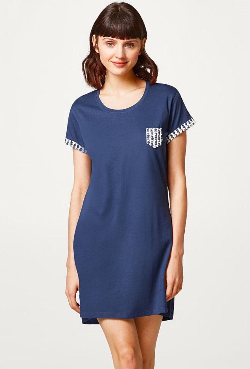Esprit - Jenny - Nachtkleed - 048EF1Y018 – Navy - 36