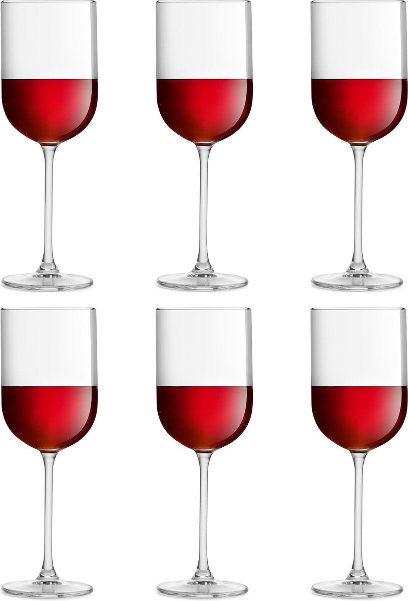 Libbey Wijnglas Skava - 41 cl / 410 ml - 6 stuks - rechte vorm – vaatwasserbestendig - hoge kwaliteit