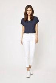 Soyaconcept Shadi Power witte 7/8e jeans met ritsdetail bij de enkel maat 38 - M