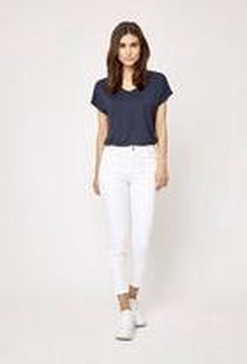 Soyaconcept Shadi Power witte 7/8e jeans met ritsdetail bij de enkel maat 38 - M