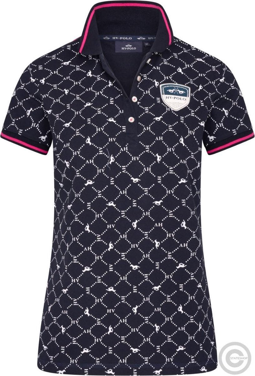 HV Polo Dames poloshirt "allover print"