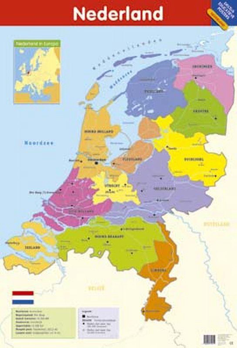 Deltas Educatieve posters - Nederland