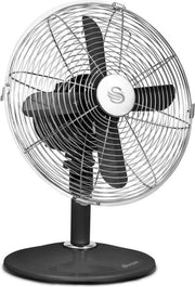 Swan Tafelventilator - 12 inch - Zwart