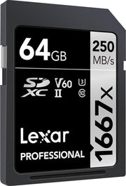 Lexar SDXC Professional UHS-II 1667x 64GB