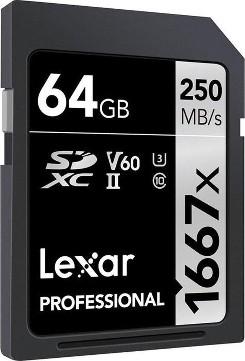 Lexar SDXC Professional UHS-II 1667x 64GB