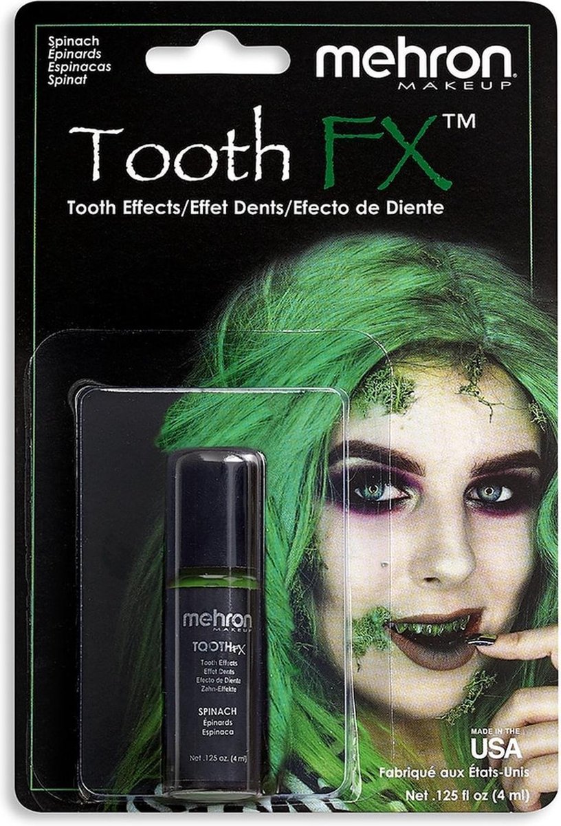 Mehron Tooth FX tandenlak - Spinaziegroen