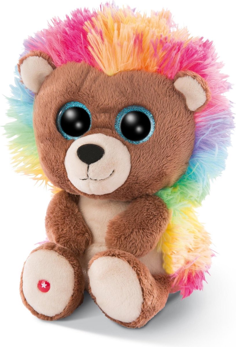 Nici Knuffel Glubschis Egel Junior 25 Cm Pluche Bruin