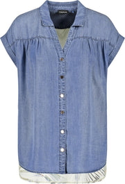 Taifun blouse Groen-36 (S)