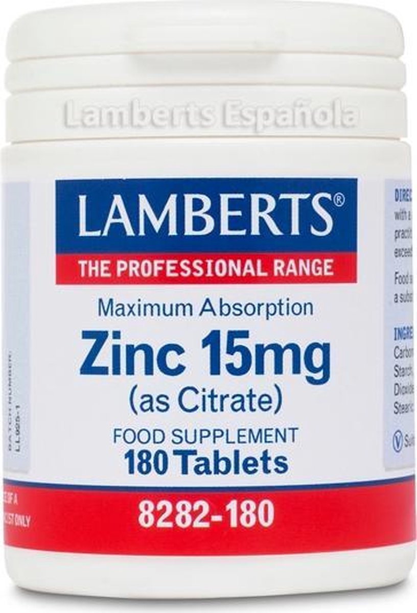 Lamberts Zink Citraat 15mg 180
