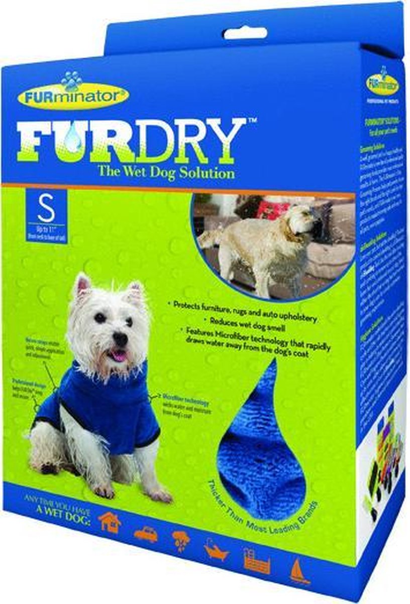 FURMINATOR Kleding Furminator droogjas furdry s