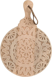 Wants&Needs snijplank Etnisch Rond 51 x 34 x 1
