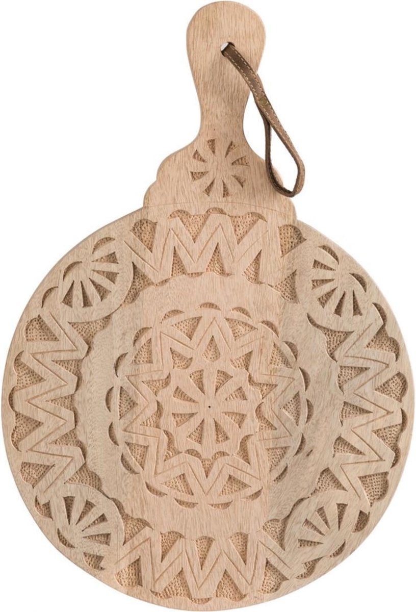 Wants&Needs snijplank Etnisch Rond 51 x 34 x 1
