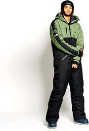 Oneskee skipak heren groen/zwart S