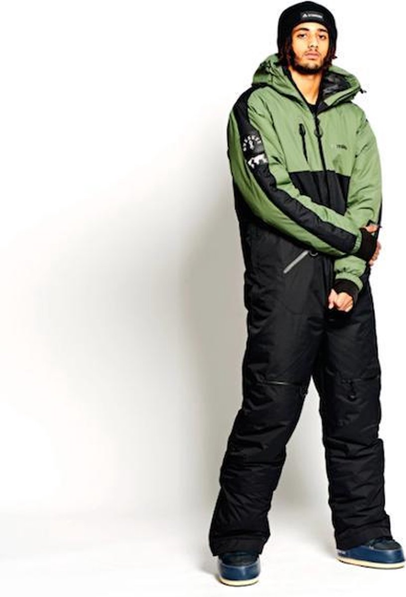 Oneskee skipak heren groen/zwart S