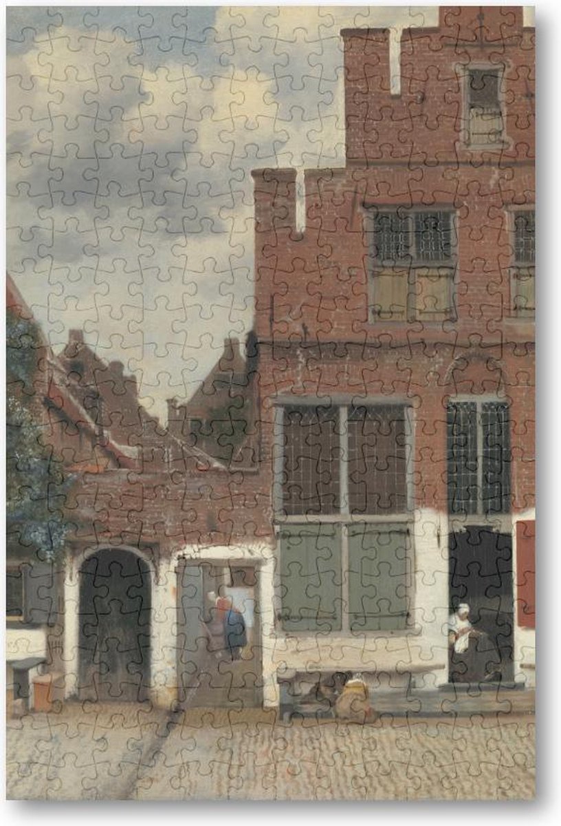 Gezicht op huizen in Delft