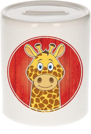 Giraffen spaarpot voor kinderen 9 cm