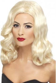 Blonde jaren 20 damespruik