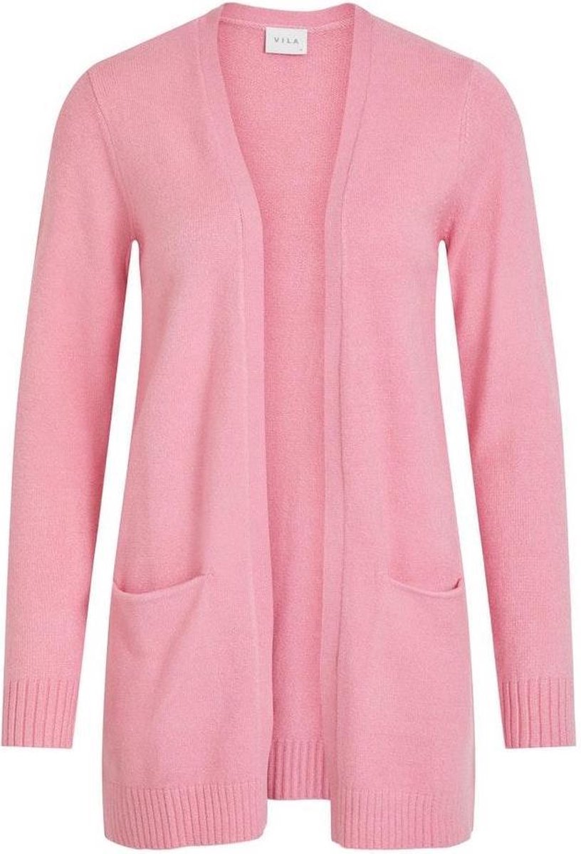 Viril Dames Open L/s Knit Cardigan Noos 14044041 Wild Rose Vest - Maat XS