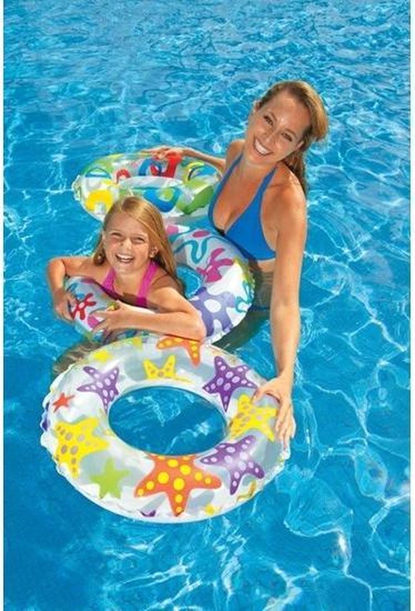 Zwemband Transparant - 61cm | Zwemring Intex 59241