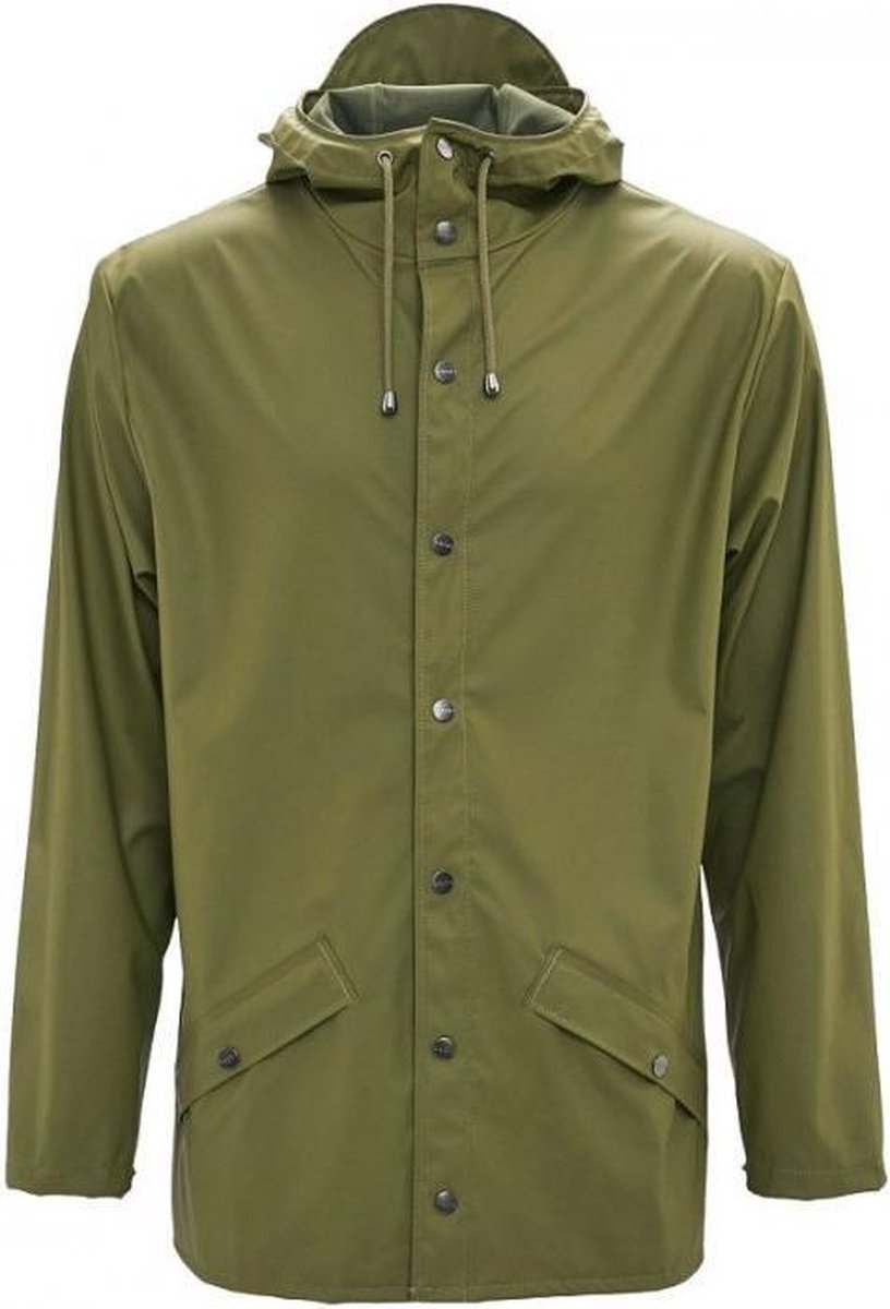 Rains Jacket 1201 Regenjas - Unisex - Olijf