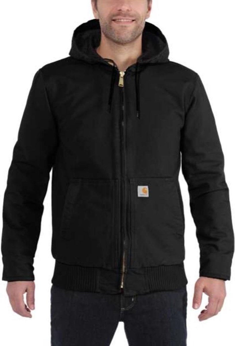 Carhartt Duck Active Zwart Werkjas Heren Size : XL