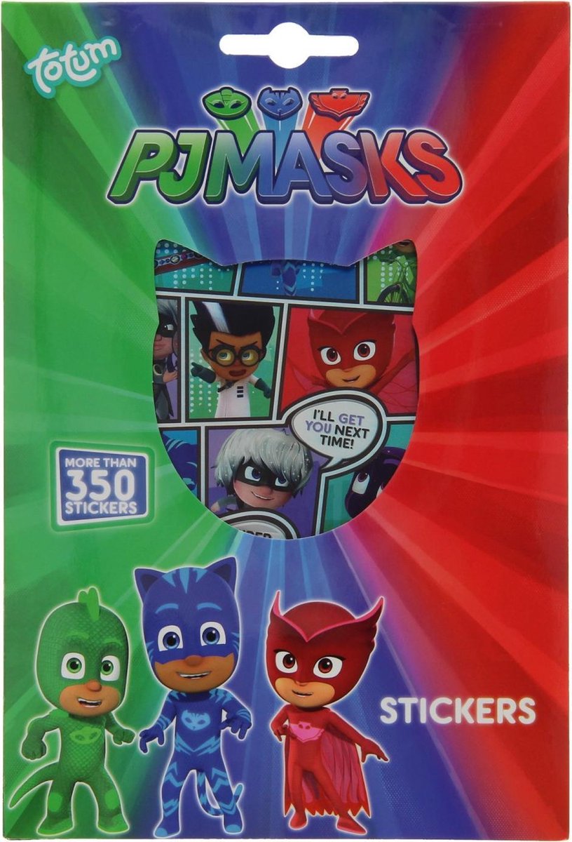 Totum Stickervellen Pj Masks 4 Stuks