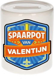 Kinder spaarpot voor Valentijn - keramiek - naam spaarpotten