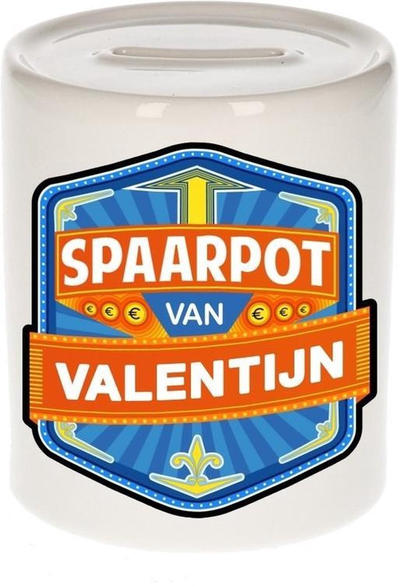 Kinder spaarpot voor Valentijn - keramiek - naam spaarpotten