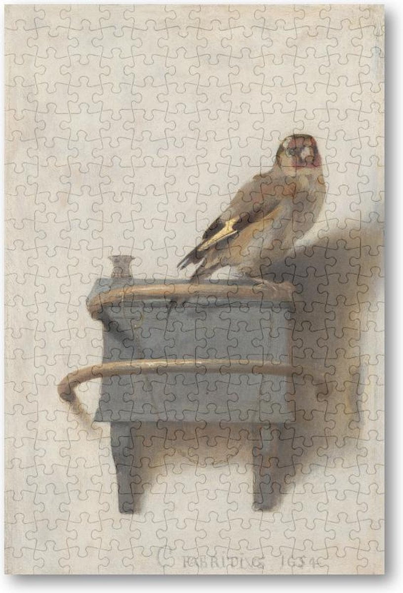 Het puttertje - Carel Fabritius - 252 Stukjes puzzel voor volwassenen -