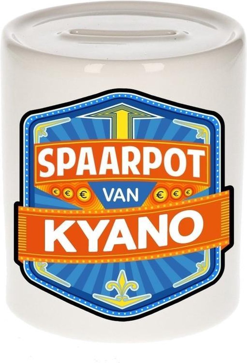 Kinder spaarpot voor Kyano - keramiek - naam spaarpotten