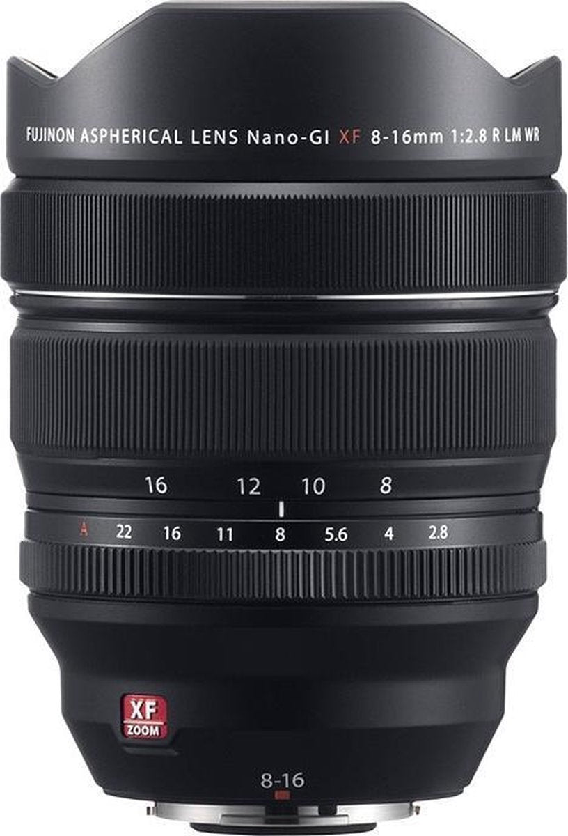 Fujifilm XF8-16 mm F2.8 R LM WR MILC/SLR Ultra-groothoeklens Zwart