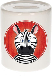 Zebra spaarpot voor kinderen 9 cm