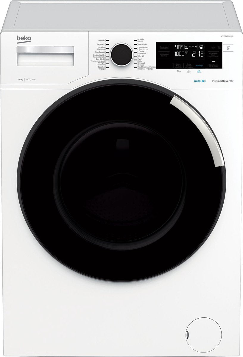Beko WTV8745XDOSW1 - Wasmachine
