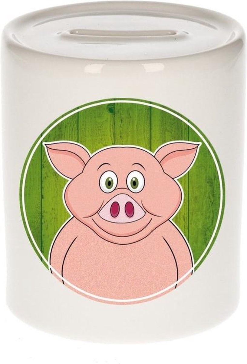 Varkens spaarpot voor kinderen 9 cm